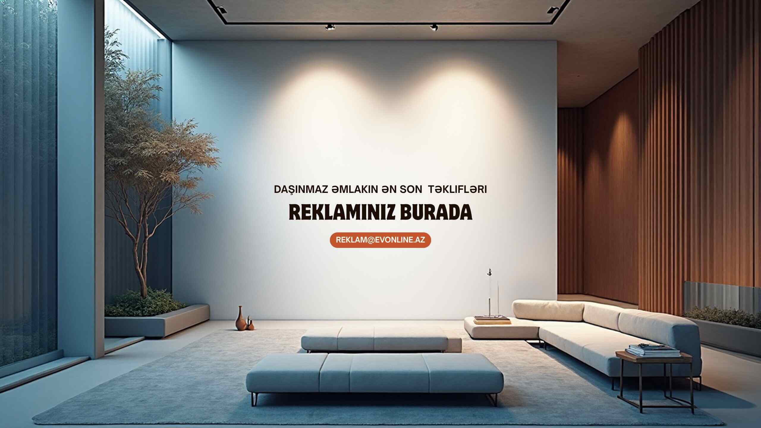 Reklaminizi evonline.az sehifesinde yerlesdirin