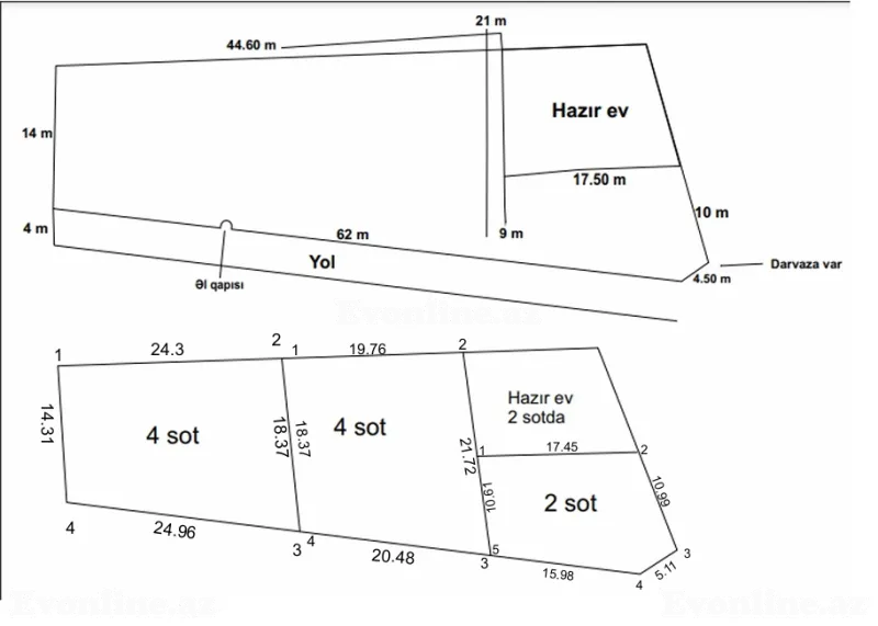 Satılır Torpaq 12 sot Qala - şəkil 3