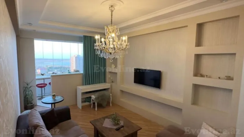 Kirayə verilir 2 otaqlı Mənzil Yeni tikili 65 m² 7-ci mikrorayon - şəkil 2