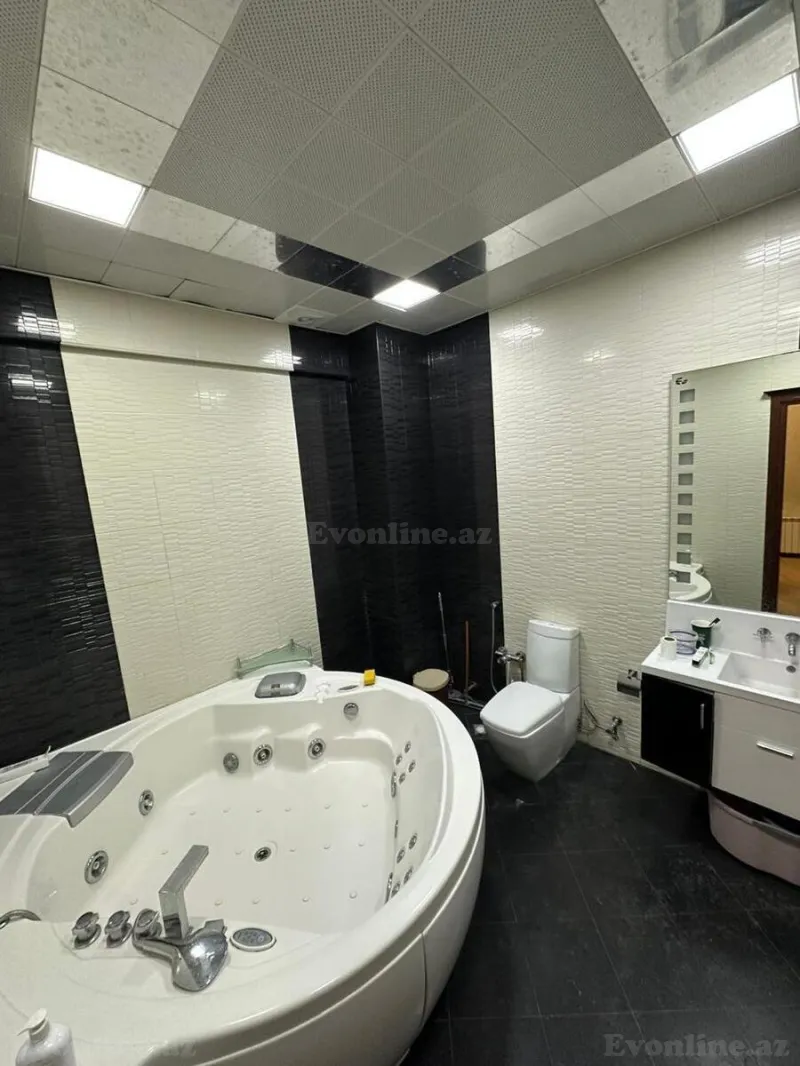 Kirayə verilir 4 otaqlı Mənzil Yeni tikili 200 m² Nəsimi r. - şəkil 14