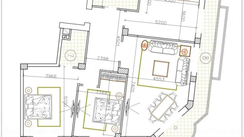 Satılır 3 otaqlı Mənzil Yeni tikili 132 m² Xətai r. - şəkil 2