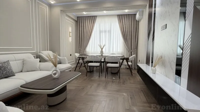 Satılır 3 otaqlı Mənzil Yeni tikili 105 m² Həzi Aslanov m. - şəkil 5