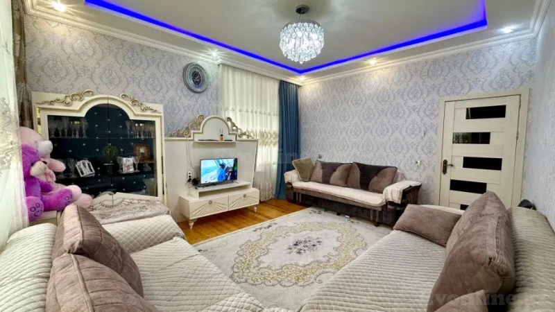 Satılır 3 otaqlı Mənzil Yeni tikili 105 m² Həzi Aslanov m. - şəkil 2