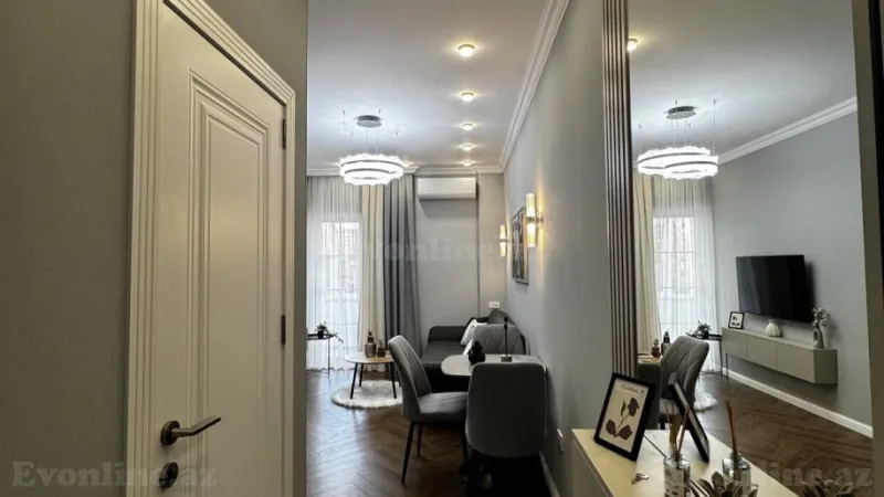 Satılır 2 otaqlı Mənzil Yeni tikili 45 m² Nərimanov r. - şəkil 3