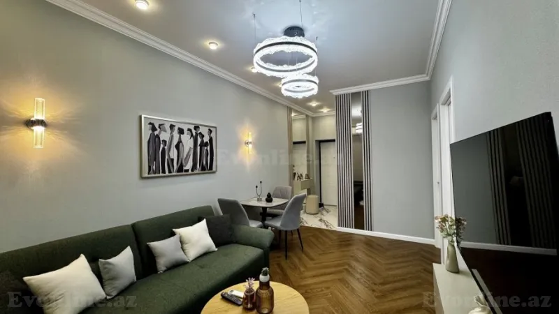 Satılır 2 otaqlı Mənzil Yeni tikili 45 m² Nərimanov r. - şəkil 5