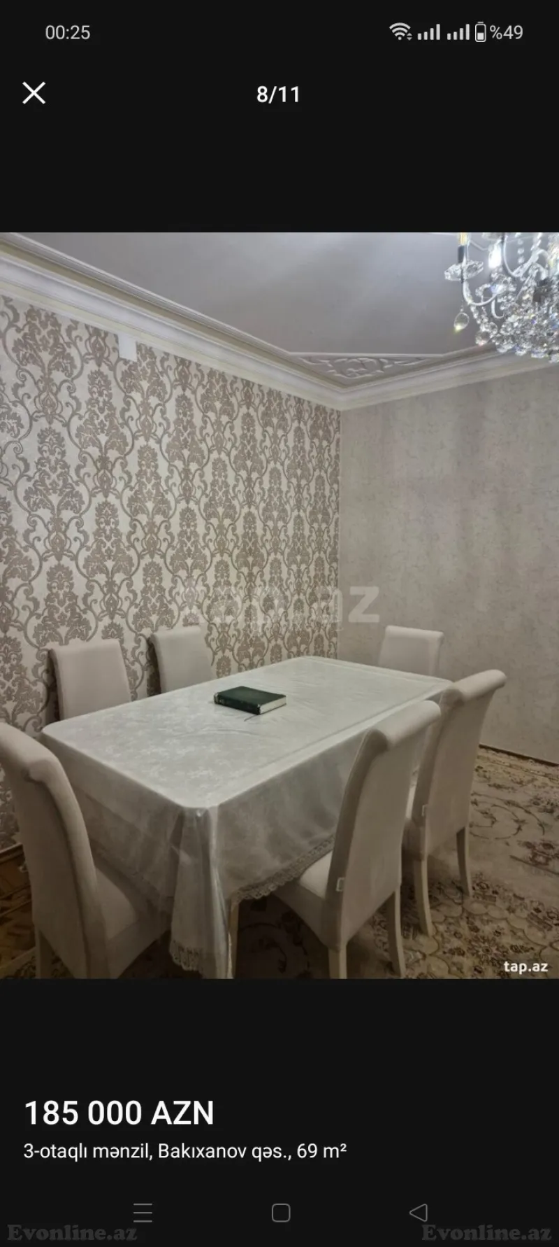 Satılır 3 otaqlı Mənzil Köhnə tikili 69 m² Bakıxanov - şəkil 7