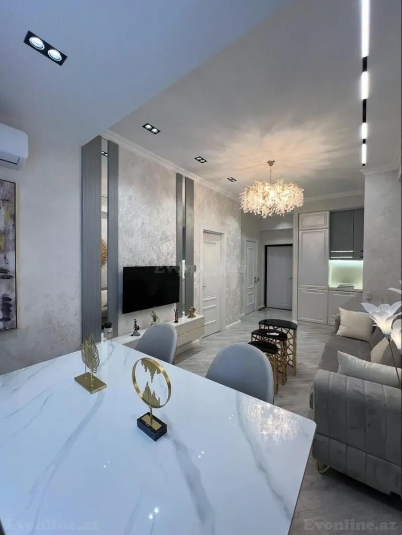 Satılır 2 otaqlı Mənzil Yeni tikili 40 m² Qara Qarayev m. - şəkil 4