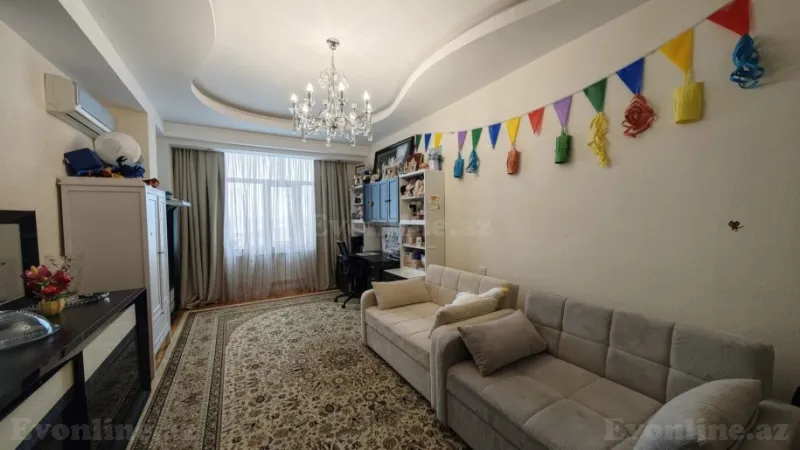 Satılır 2 otaqlı Mənzil Yeni tikili 94 m² Həzi Aslanov m. - şəkil 3