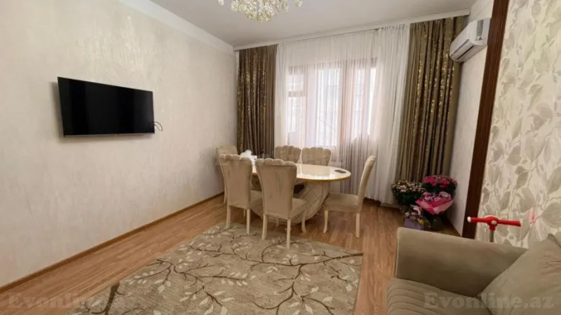 Satılır 3 otaqlı Mənzil Köhnə tikili 91 m² Nərimanov r. - şəkil 2