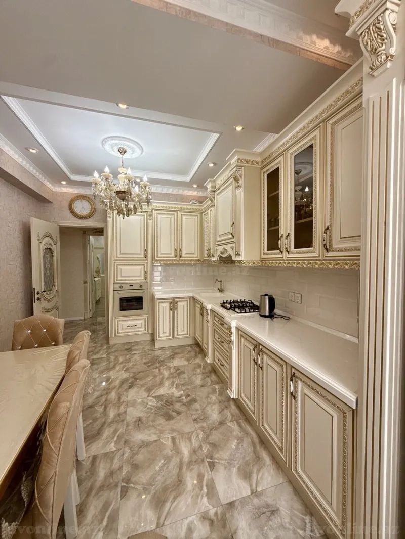 Satılır 4 otaqlı Mənzil Yeni tikili 150 m² Memar Əcəmi m. - şəkil 22