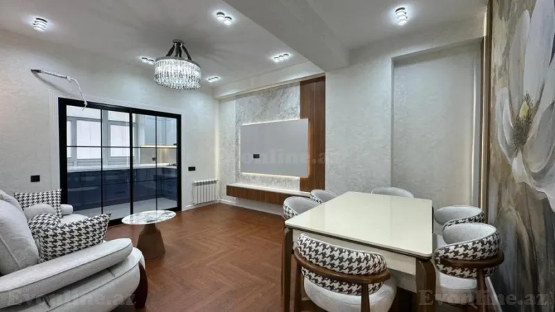 Satılır 3 otaqlı Mənzil Yeni tikili 100 m² Həzi Aslanov m. - şəkil 2