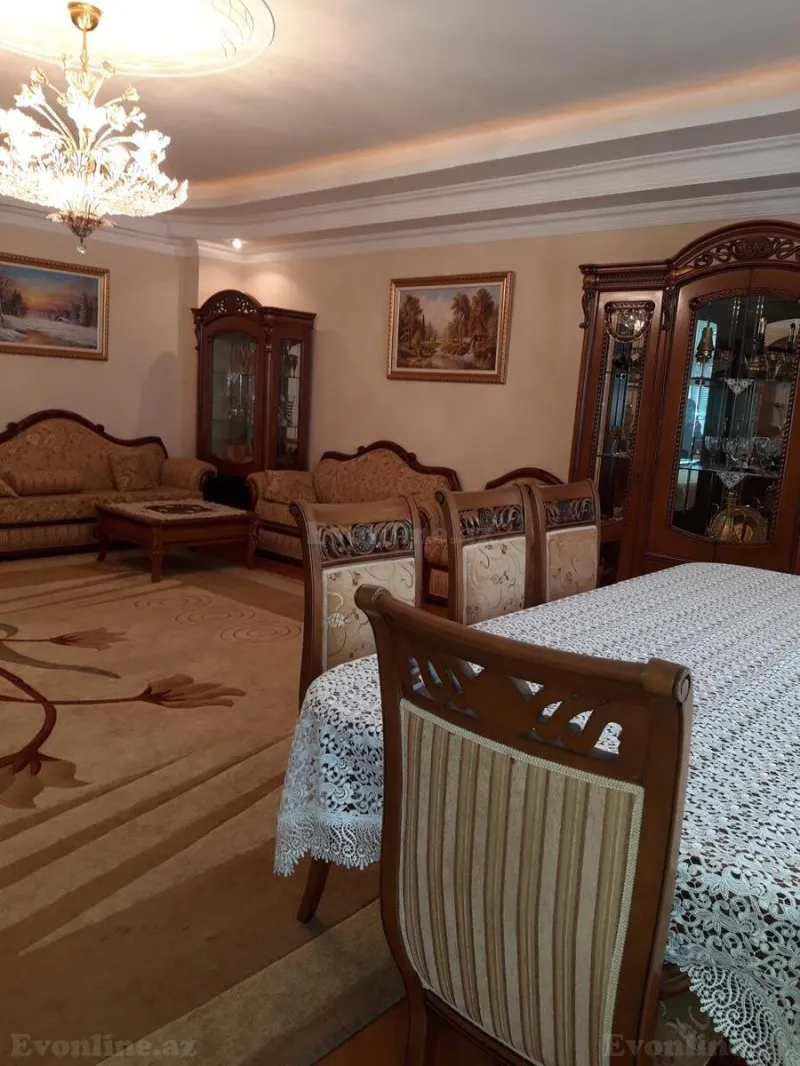 Kirayə verilir 4 otaqlı Mənzil Yeni tikili 220 m² Gənclik m. - şəkil 3