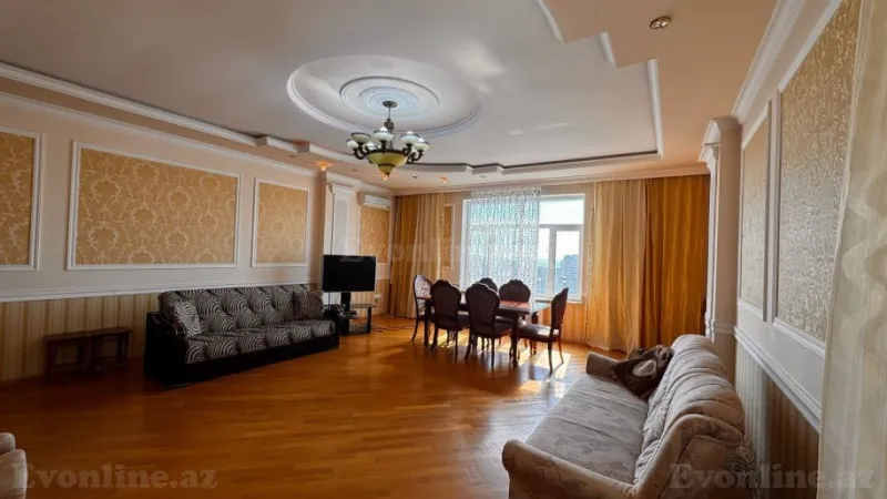 Kirayə verilir 3 otaqlı Mənzil Yeni tikili 140 m² Nizami m.