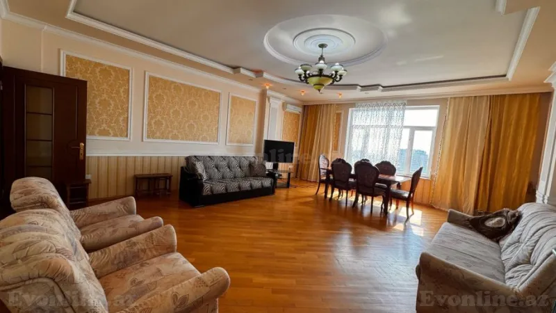 Kirayə verilir 3 otaqlı Mənzil Yeni tikili 140 m² Nizami m. - şəkil 3