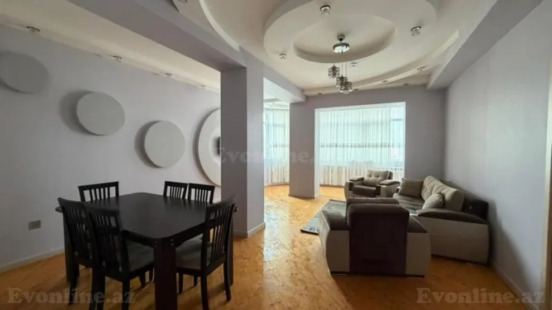 Kirayə verilir 3 otaqlı Mənzil Yeni tikili 120 m² İnşaatçılar m. - şəkil 2