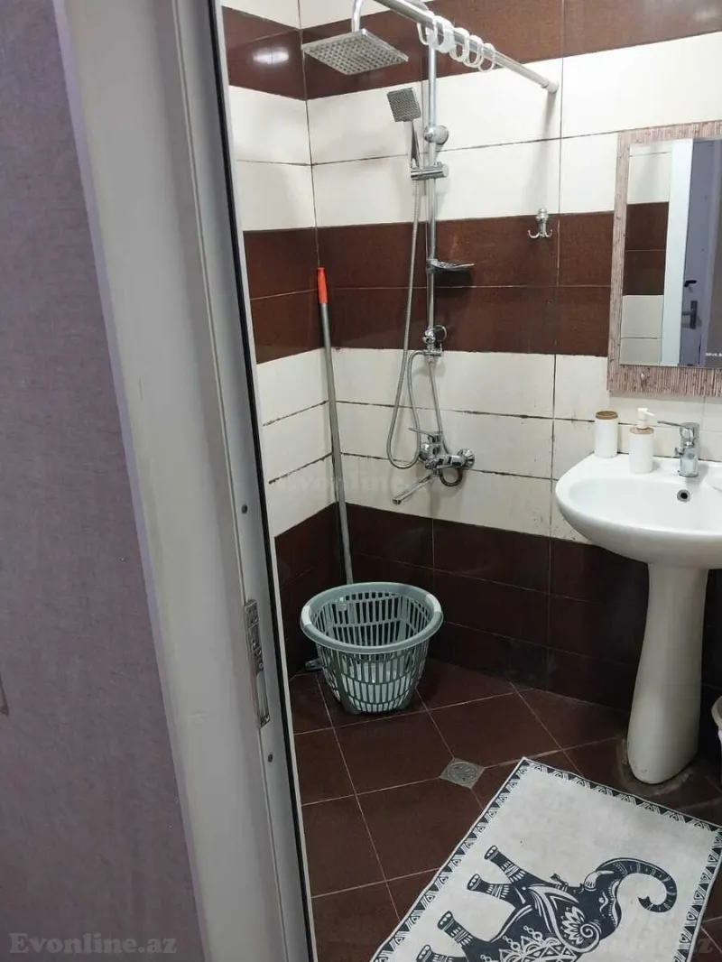 Kirayə verilir 2 otaqlı Mənzil Yeni tikili 50 m² Əhmədli m. - şəkil 4