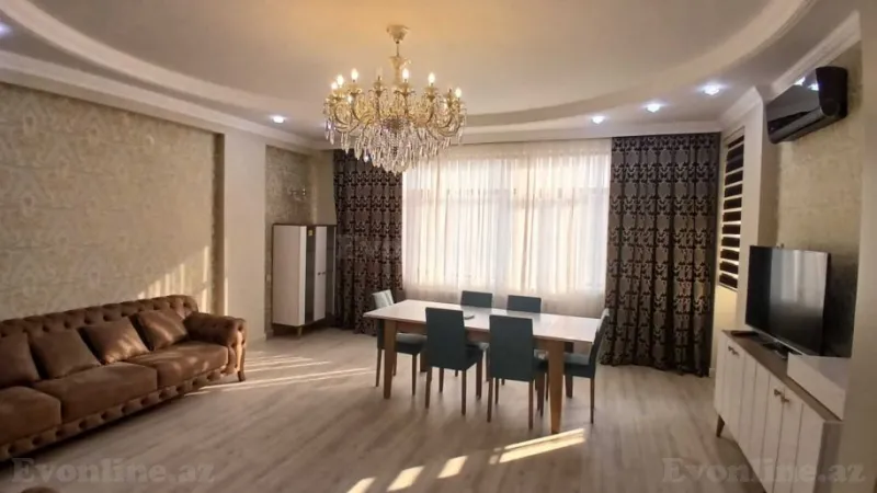 Kirayə verilir 3 otaqlı Mənzil Yeni tikili 140 m² Xətai m.
