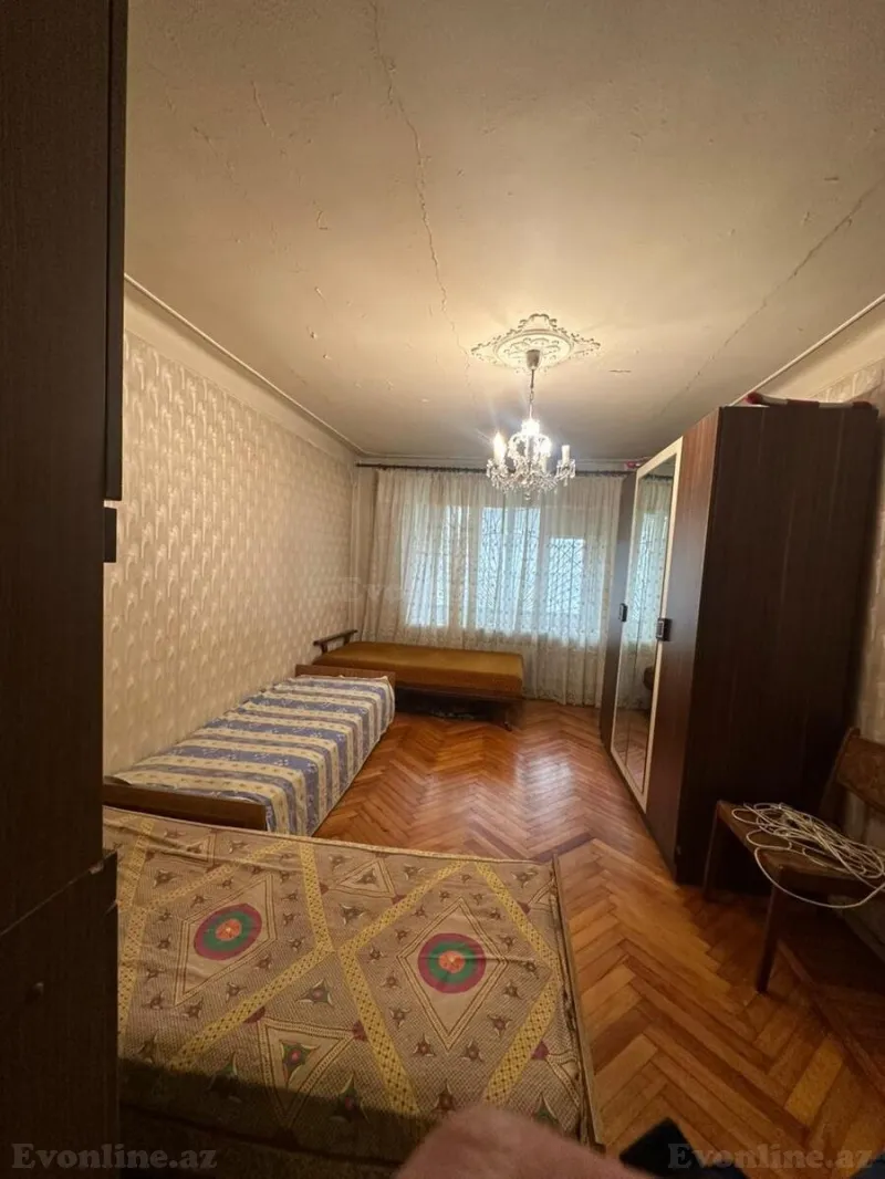 Kirayə verilir 2 otaqlı Mənzil Köhnə tikili 40 m² Nərimanov r. - şəkil 2