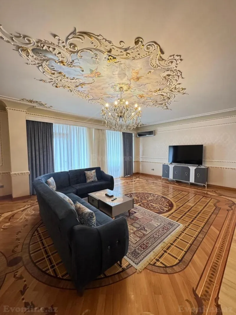 Kirayə verilir 4 otaqlı Mənzil Yeni tikili 250 m² Sahil m.