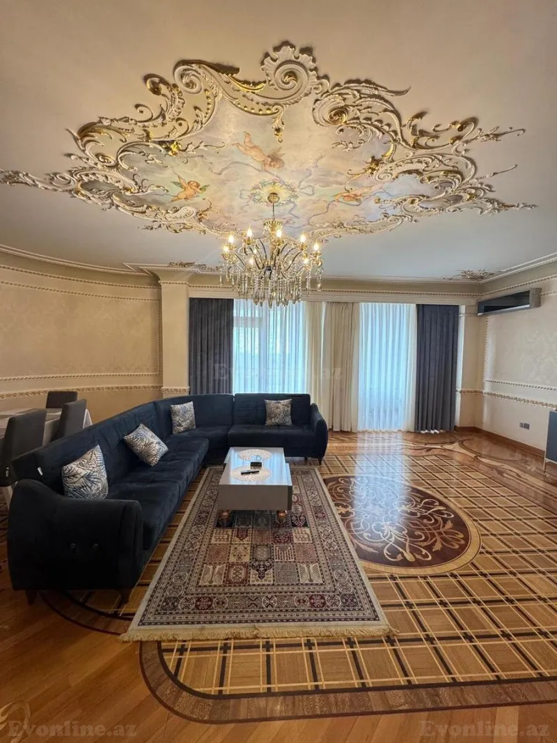 Kirayə verilir 4 otaqlı Mənzil Yeni tikili 250 m² Sahil m. - şəkil 4