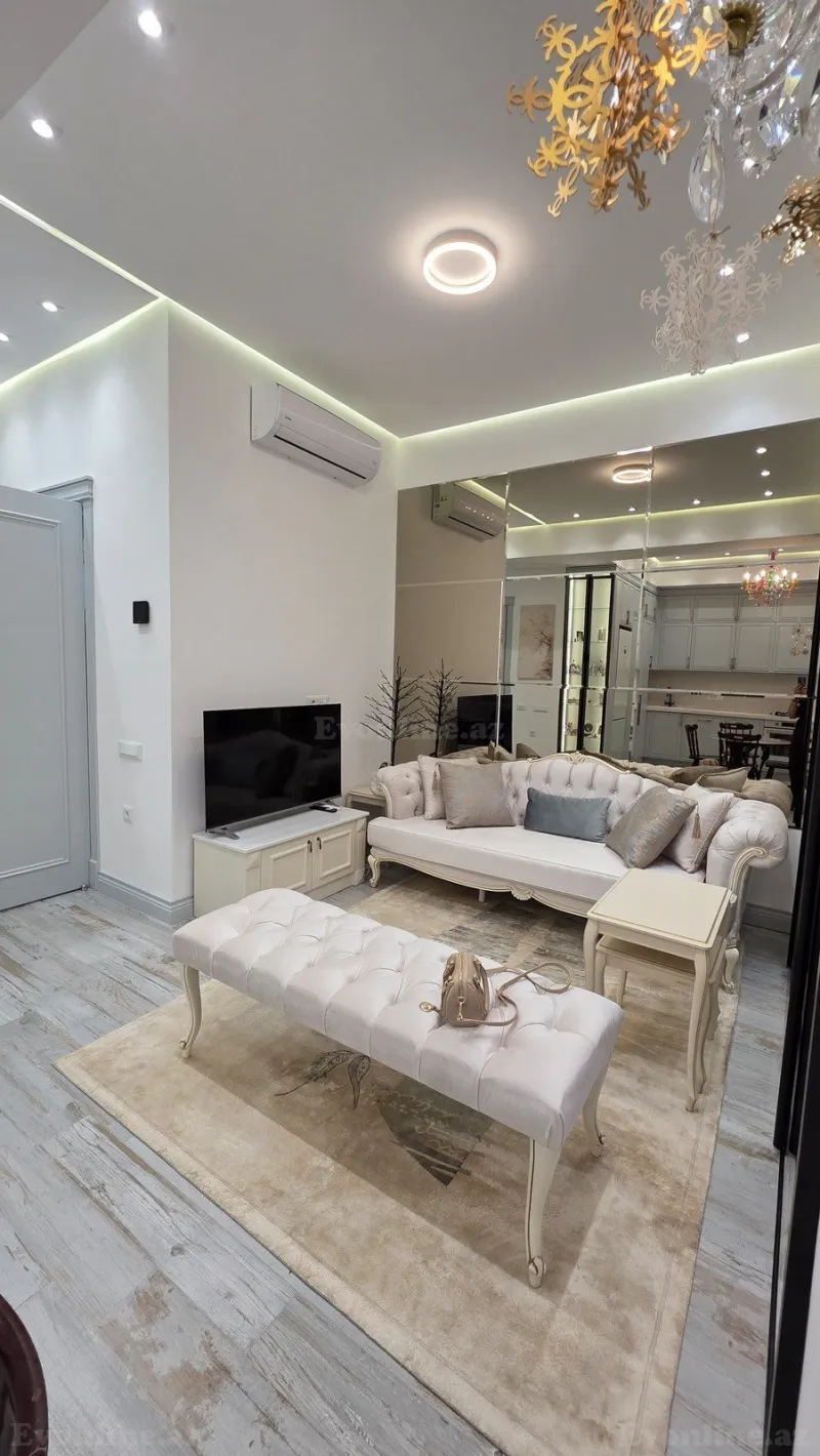 Kirayə verilir 2 otaqlı Mənzil Yeni tikili 45 m² Nizami m. - şəkil 2