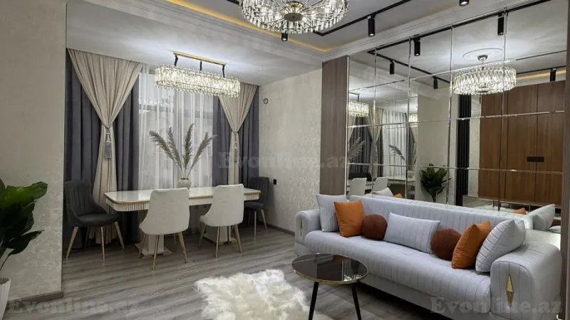 Satılır 2 otaqlı Mənzil Yeni tikili 85 m² Qara Qarayev m. - şəkil 6