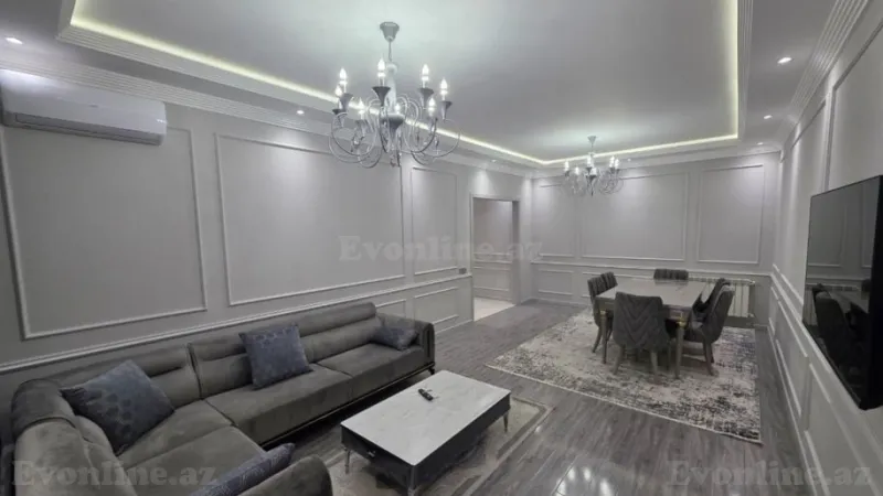 Kirayə verilir 2 otaqlı Mənzil Yeni tikili 98 m² 8 Noyabr m. - şəkil 2