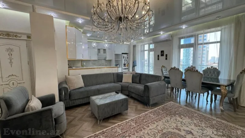 Kirayə verilir 3 otaqlı Mənzil Yeni tikili 103 m² 8 Noyabr m.