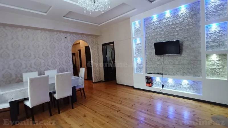 Kirayə verilir 3 otaqlı Mənzil Yeni tikili 93 m² Yeni Yasamal