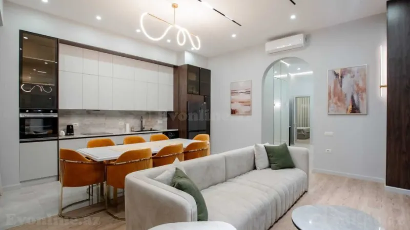 Kirayə verilir 3 otaqlı Mənzil Yeni tikili 120 m² Xətai r. - şəkil 3