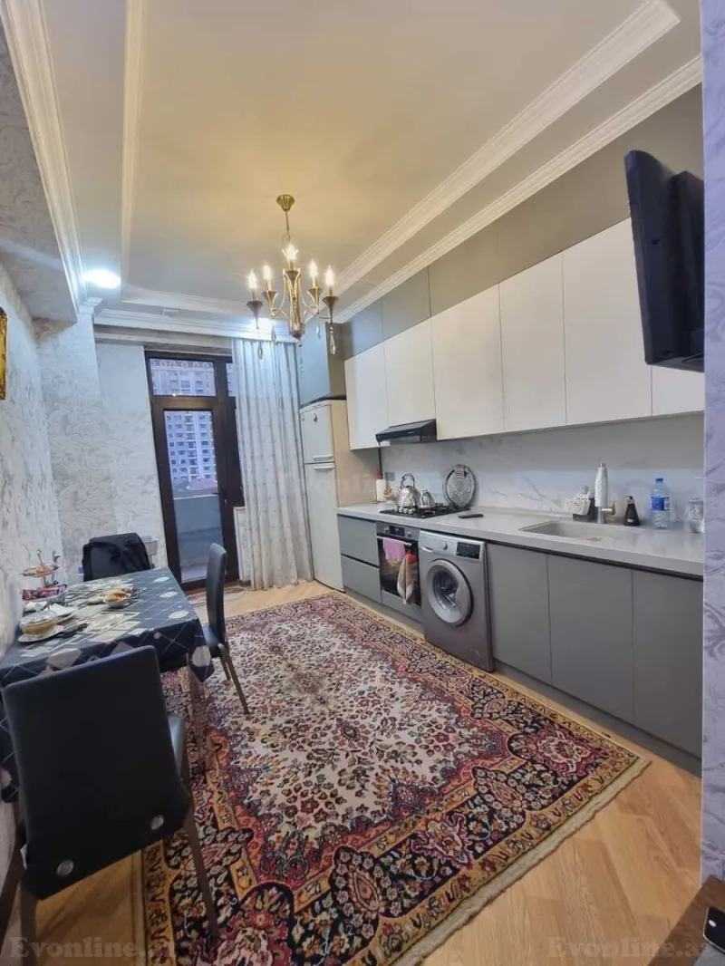 Kirayə verilir 2 otaqlı Mənzil Yeni tikili 100 m² Nəsimi r. - şəkil 7