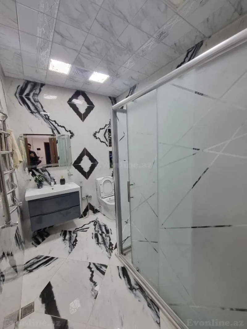 Kirayə verilir 2 otaqlı Mənzil Yeni tikili 100 m² Nəsimi r. - şəkil 8