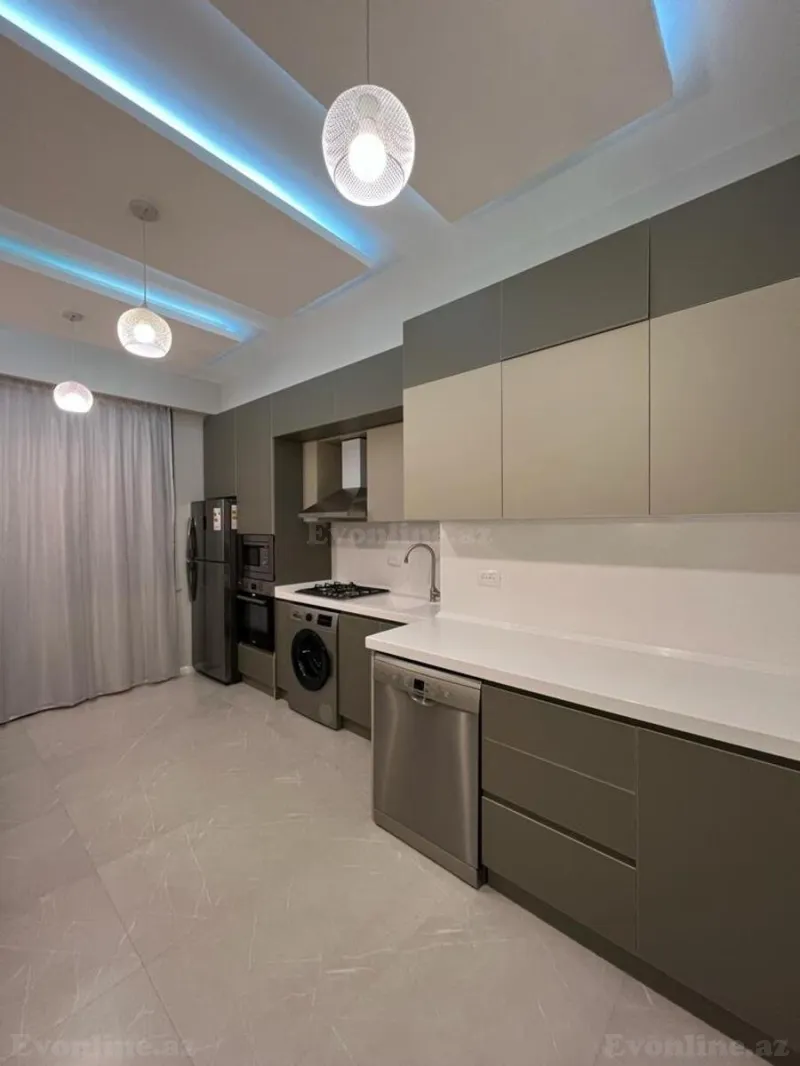 Kirayə verilir 2 otaqlı Mənzil Yeni tikili 100 m² İnşaatçılar m. - şəkil 5