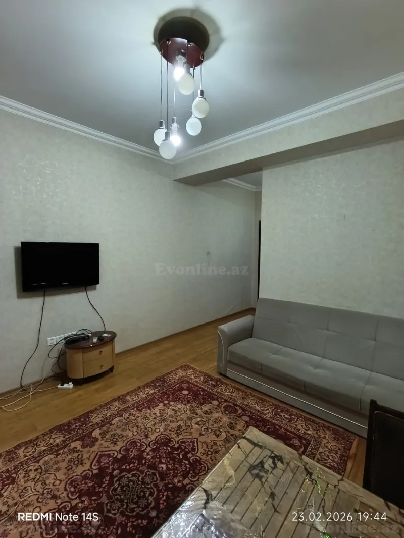 Kirayə verilir 1 otaqlı Mənzil Yeni tikili 31 m² Yasamal - şəkil 4