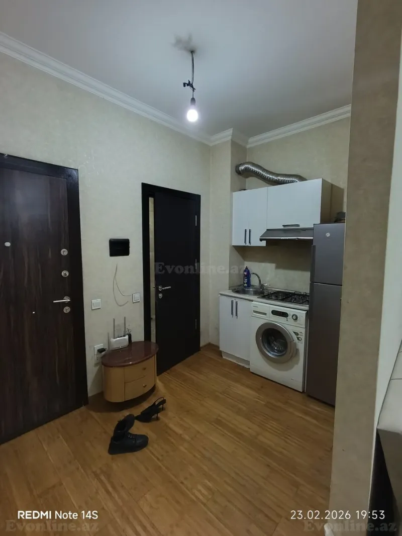 Kirayə verilir 1 otaqlı Mənzil Yeni tikili 31 m² Yasamal - şəkil 5