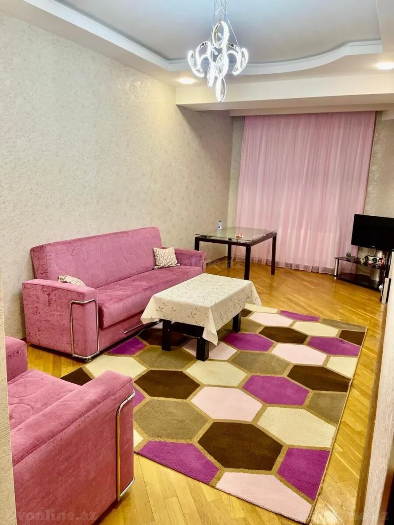 Kirayə verilir 2 otaqlı Mənzil Yeni tikili 110 m² Nəriman Nərimanov m.