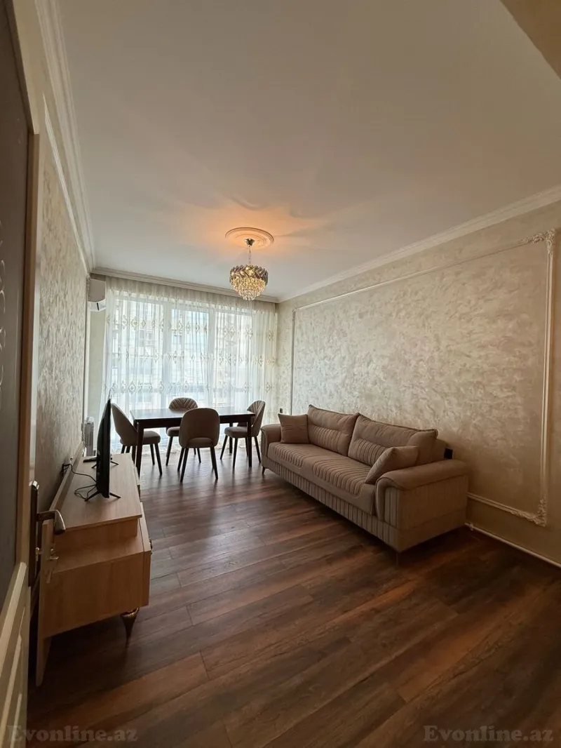 Kirayə verilir 2 otaqlı Mənzil Yeni tikili 60 m² İnşaatçılar m.