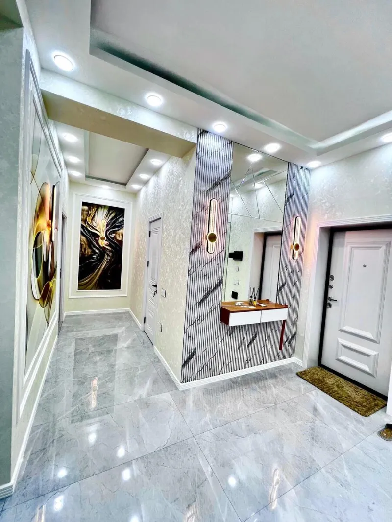 Satılır 3 otaqlı Mənzil Yeni tikili 100 m² Neftçilər m. - şəkil 3