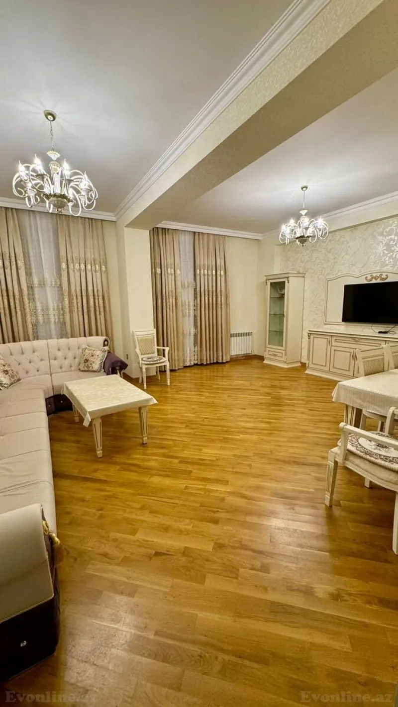 Kirayə verilir 3 otaqlı Mənzil Yeni tikili 136 m² Xətai r. - şəkil 2