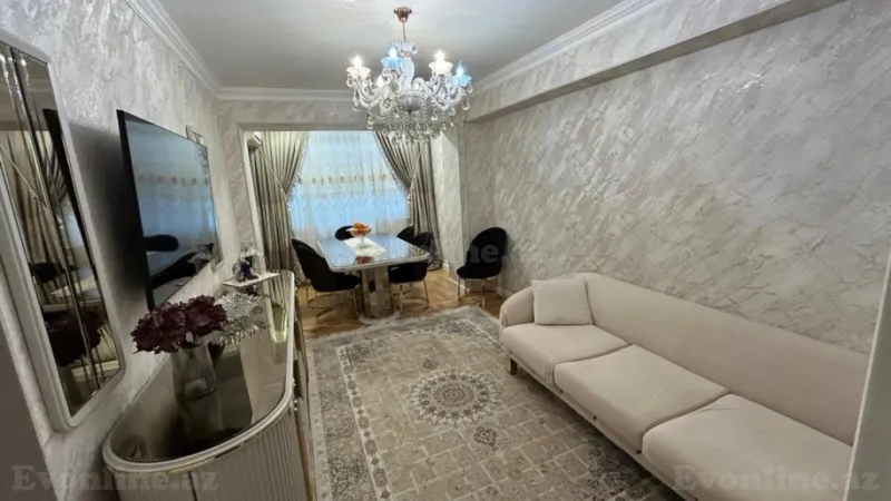 Satılır 2 otaqlı Mənzil Köhnə tikili 55 m² Nərimanov r. - şəkil 2