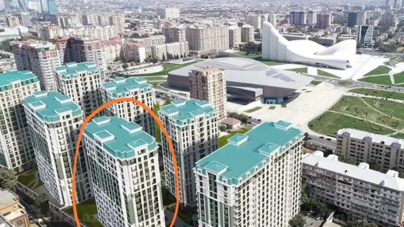 Satılır 2 otaqlı Mənzil Yeni tikili 96.6 m² Gənclik m. - şəkil 2