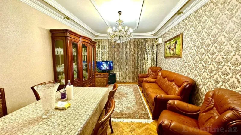 Satılır 3 otaqlı Mənzil Yeni tikili 80 m² Qara Qarayev m. - şəkil 3