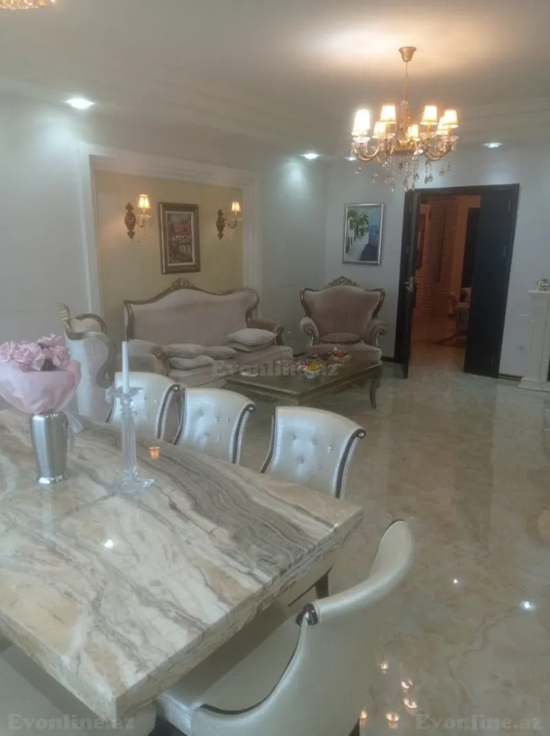 Satılır 4 otaqlı Mənzil Yeni tikili 180 m² Elmlər Akademiyası m. - şəkil 2