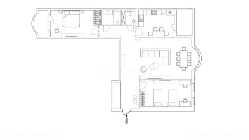 Satılır 3 otaqlı Mənzil Yeni tikili 125 m² İnşaatçılar m. - şəkil 2