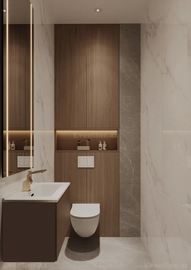 Satılır 3 otaqlı Mənzil Yeni tikili 125 m² İnşaatçılar m. - şəkil 28