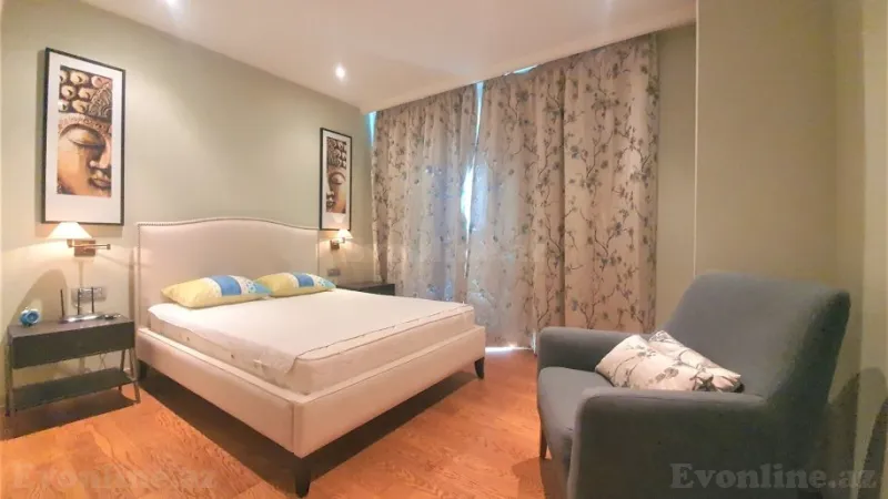 Kirayə verilir 2 otaqlı Mənzil Yeni tikili 120 m² Səbail r. - şəkil 11