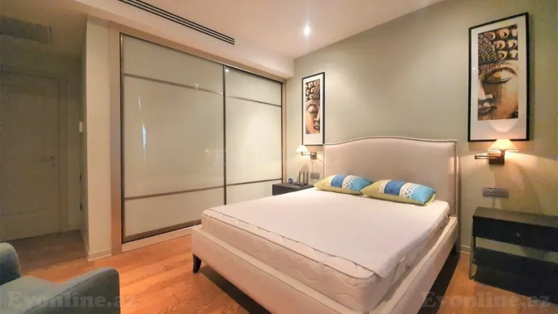 Kirayə verilir 2 otaqlı Mənzil Yeni tikili 120 m² Səbail r. - şəkil 12