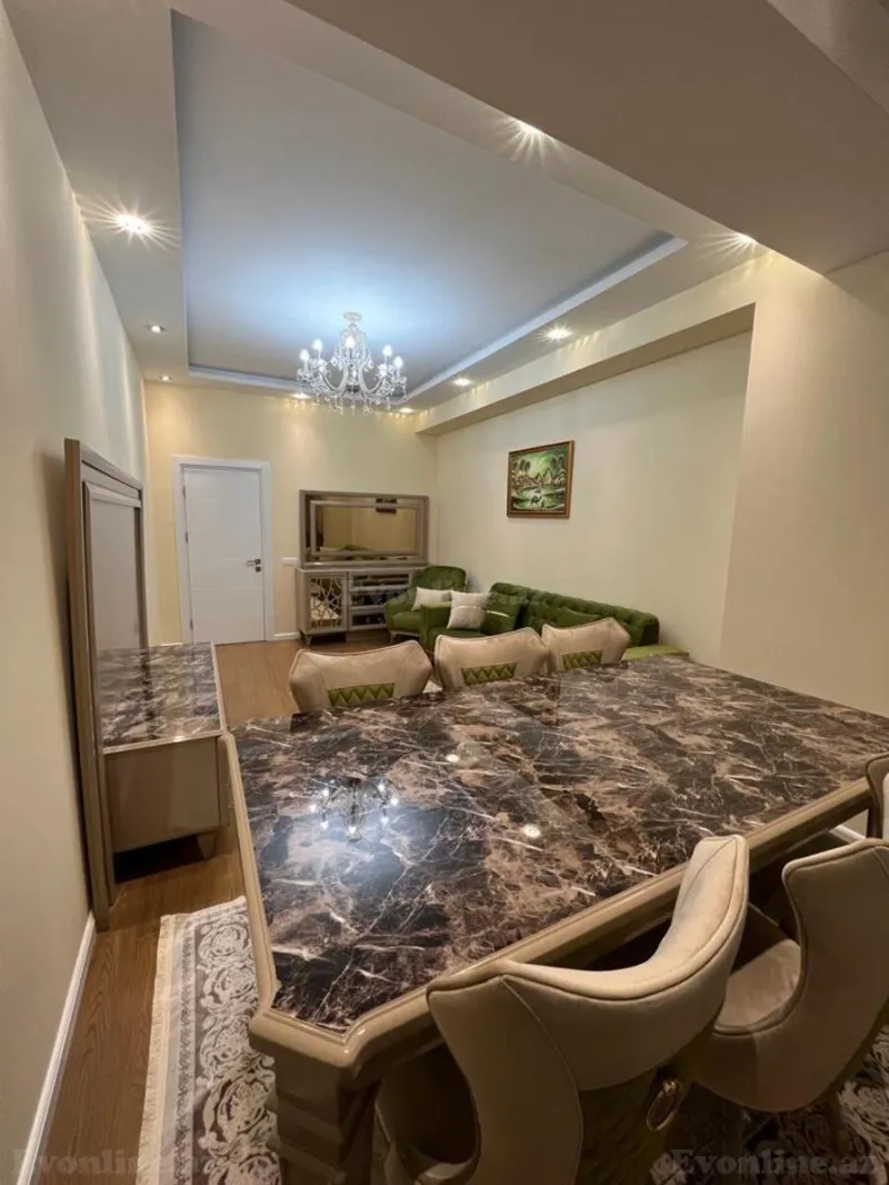 Kirayə verilir 2 otaqlı Mənzil Yeni tikili 91 m² İnşaatçılar m. - şəkil 3