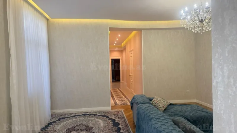 Kirayə verilir 3 otaqlı Mənzil Yeni tikili 137 m² Nəsimi r. - şəkil 2