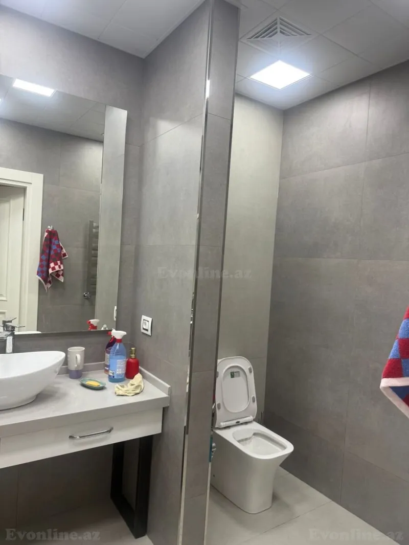 Kirayə verilir 3 otaqlı Mənzil Yeni tikili 137 m² Nəsimi r. - şəkil 17